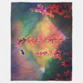 Bee Nワイルドフラワーアーストーン フリースブランケット (正面)