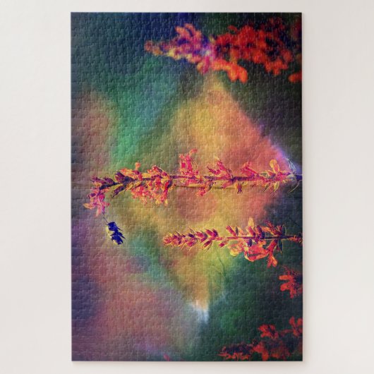 Bee Nワイルドフラワーダイヤモンドアーストーン ジグソーパズル (縦)