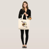 Bee Nice Large Tote Bag ラージトートバッグ (正面(モデル))