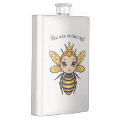 Bee Nice Or Buzz Off - 女王蜂 フラスク (右)