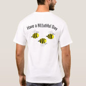 BEE Nice to Bees Bee-lover T-Shirt Tシャツ (裏面)