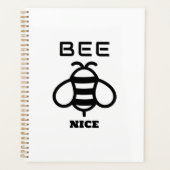 Bee Nice with Minimal Design プランナー手帳 (正面)