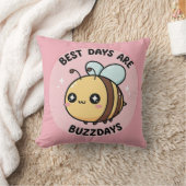 Bee Nursery Pillow – Cute Bumblebee Decor クッション (ブランケット)