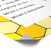 Bee Old Wids Talesジェンダーのリビールボード ポスター (角)