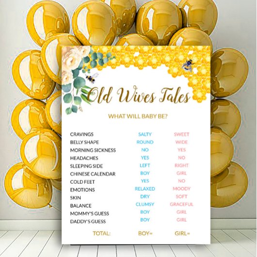 Bee Old Wires Talesのサイン ポスター