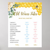 Bee Old Wires Talesのサイン ポスター (正面)