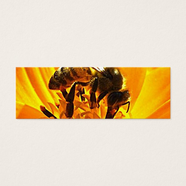 Bee on a Flower Bookmark (正面)