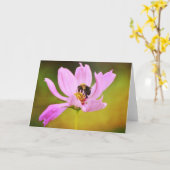 Bee on Flower聖なる書物、 経典ノートカード箴言16:24 カード (黄色い花)