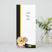 Bee on Pink Yellow Roses花 メニュー (スタンド正面)