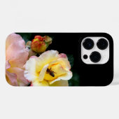 Bee on Pink Yellow Roses花 Case-Mate iPhoneケース (裏面 (横))
