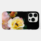 Bee on Pink Yellow Roses花 Case-Mate iPhoneケース (裏面 (横))