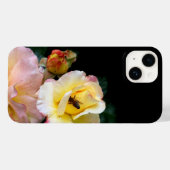Bee on Pink Yellow Roses花 Case-Mate iPhoneケース (裏面 (横))