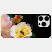 Bee on Pink Yellow Roses花 Case-Mate iPhoneケース (裏面 (横))