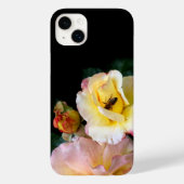Bee on Pink Yellow Roses花 Case-Mate iPhoneケース (裏面)