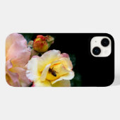 Bee on Pink Yellow Roses花 Case-Mate iPhoneケース (裏面 (横))