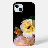 Bee on Pink Yellow Roses花 Case-Mate iPhoneケース (裏面)