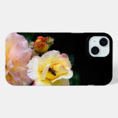 Bee on Pink Yellow Roses花 Case-Mate iPhoneケース (裏面 (横))