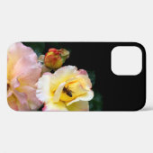 Bee on Pink Yellow Roses花 Case-Mate iPhoneケース (裏面 (横))