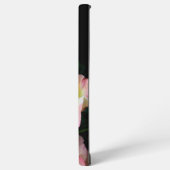 Bee on Pink Yellow Roses花 Samsung Galaxyケース (左側面)