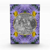 Bee On Purple Aster花自然追加 フォトブロック (正面)