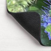 Bee on Purple Flower Mouse pad マウスパッド (コーナー)