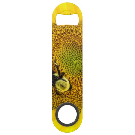 Bee on Sunflower スピード栓抜き (正面)