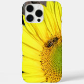 Bee On Sunflower Quarterクローズアップ写真 Case-Mate iPhoneケース (裏面)