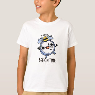 Bee On Time虫おもしろい時計パン Tシャツ
