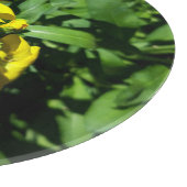 Bee on Yellow Flowers カッティングボード (角)