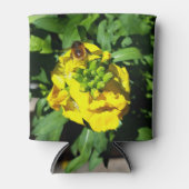 Bee on Yellow Flowers 缶クーラー (正面)