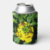 Bee on Yellow Flowers 缶クーラー (缶裏面)