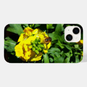 Bee on Yellow Flowers Case-Mate iPhoneケース (裏面 (横))