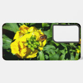 Bee on Yellow Flowers Samsung Galaxyケース (左側面)