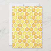 Bee One First誕生日招待状 招待状 (裏面)