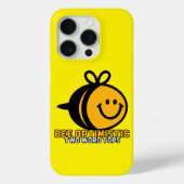 Bee Optimistic T.W.TのまわりにAppleケース Case-Mate iPhoneケース (裏面)