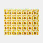 Bee Painting Ideas ドアマット (正面)