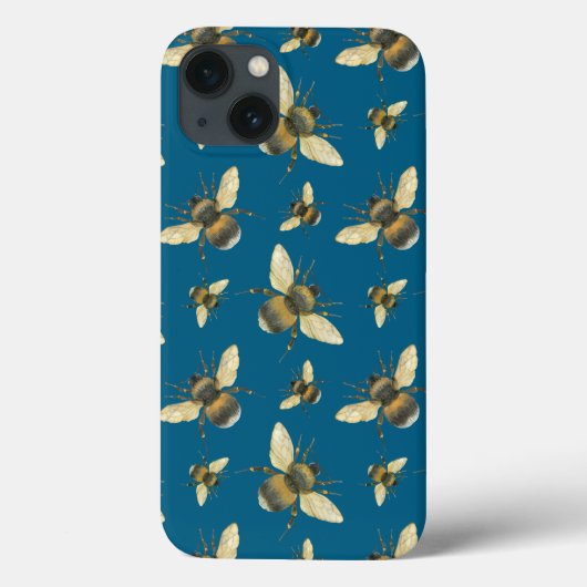 Bee Pattern iPhone / iPadケース Case-Mate iPhoneケース (裏面)