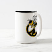 BEE PEACE  ツートーンマグカップ (正面右)