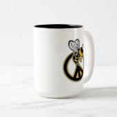 BEE PEACE  ツートーンマグカップ (正面右)