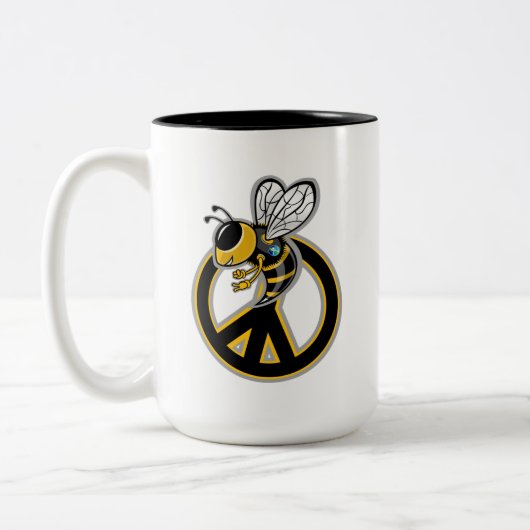 BEE PEACE  ツートーンマグカップ (左)