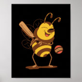 Bee Playing Cricket  ポスター (正面)
