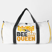 Bee Queen Honeycomb Crown ダッフルバッグ (裏面)