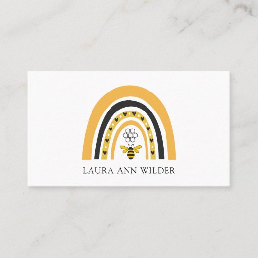 Bee Rainbow Business Card 名刺 (正面)