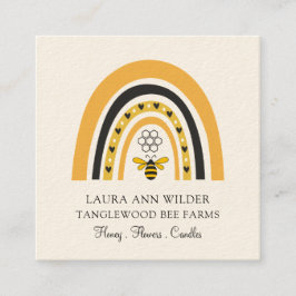 Bee Rainbow Honey Products名刺 スクエア名刺