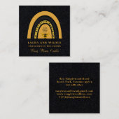 Bee Rainbow Honey Products名刺 スクエア名刺 (正面/裏面)