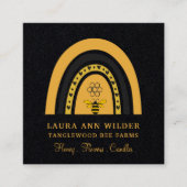 Bee Rainbow Honey Products名刺 スクエア名刺 (正面)