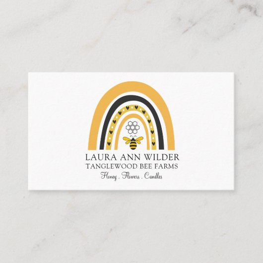 Bee Rainbow Honey Products名刺 名刺 (正面)