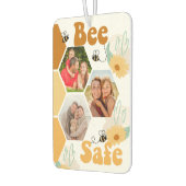 Bee Safe 3フォトハニカムコラージュ カーエアーフレッシュナー (左)
