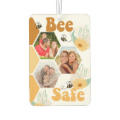 Bee Safe 3フォトハニカムコラージュ カーエアーフレッシュナー (裏面)