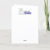 Bee Skep Blank Notecard カード (裏面)